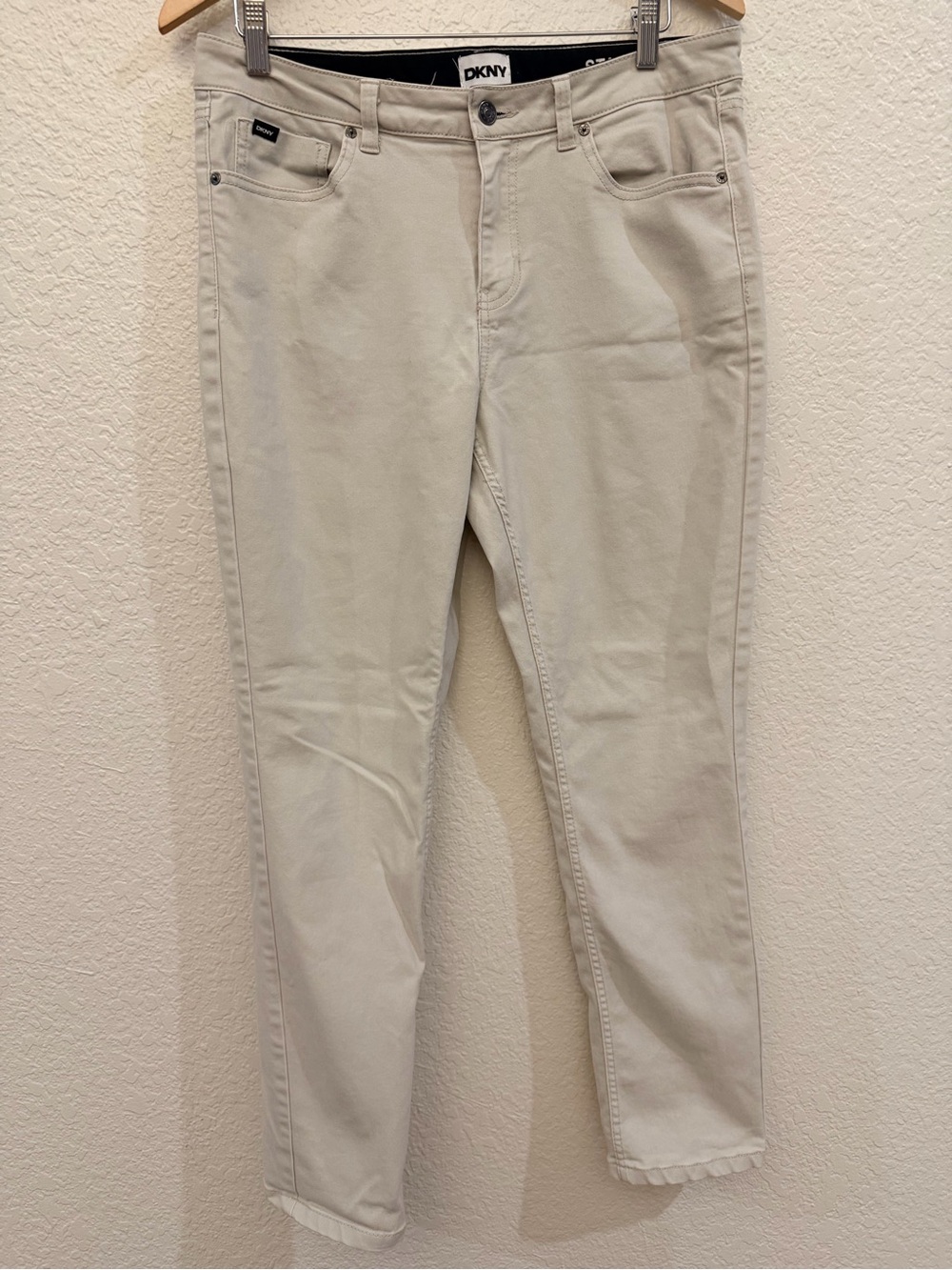 DKNY Men's Chinos in Light Cream